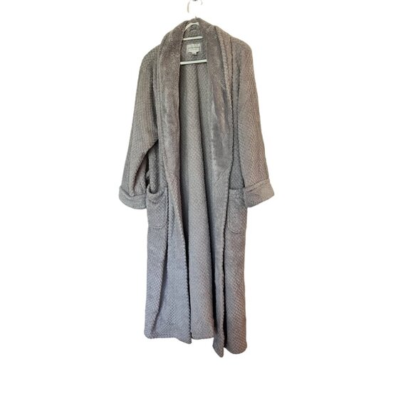 Carole Hochman Plush Textured Robe With Pockets and Shawl Collar SZ Extra Large - Picture 3 of 5